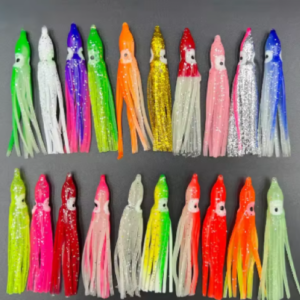 Squid Skirts , Hoochies, Octopus- 20 Pack