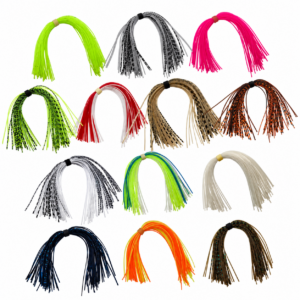 5 Silicone Skirt Tab Fish Lure Spinnerbait Buzz Bait Jig Bass-44 Strands